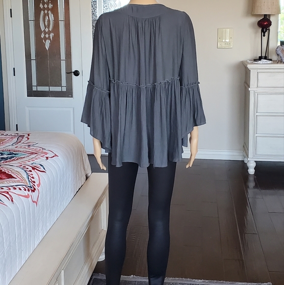 FREE PEOPLE BOHO BLOUSE SZ Sm - Picture 5 of 15